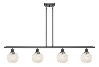 Linear/Island 4 Light + by Innovations ( 405 | 516-4I-OB-G1216-6WM Ballston ) 