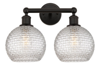 Bathroom Fixtures Two Lights by Innovations ( 405 | 616-2W-OB-G122C-8CL Edison ) 