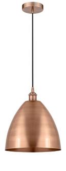 Pendants Metal Shade by Innovations ( 405 | 616-1P-AC-MBD-12-AC-LED Edison ) 