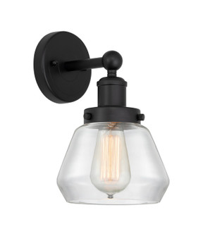 Sconces Single Glass by Innovations ( 405 | 616-1W-BK-G172 Edison ) 