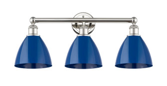 Bathroom Fixtures Three Lights by Innovations ( 405 | 616-3W-PN-MBD-75-BL Edison ) 