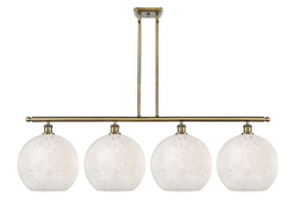 Linear/Island 4 Light + by Innovations ( 405 | 516-4I-AB-G1216-12WM Ballston ) 