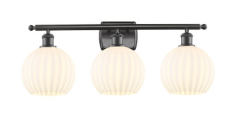 Bathroom Fixtures Three Lights by Innovations ( 405 | 516-3W-OB-G1217-8WV Ballston ) 