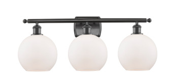 Bathroom Fixtures Three Lights by Innovations ( 405 | 516-3W-OB-G121-8-LED Ballston ) 