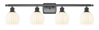 Bathroom Fixtures Four Lights by Innovations ( 405 | 516-4W-OB-G1217-6WV Ballston ) 