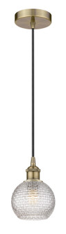 Mini Pendants Glass Down by Innovations ( 405 | 616-1P-AB-G122C-6CL Edison ) 
