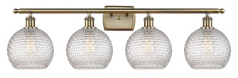 Bathroom Fixtures Four Lights by Innovations ( 405 | 516-4W-AB-G122C-8CL Ballston ) 