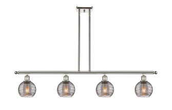 Linear/Island 4 Light + by Innovations ( 405 | 516-4I-PN-G1213-6SM Ballston ) 