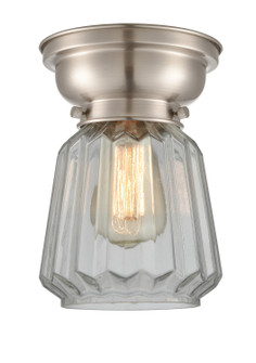 Flush Mounts Glass Down by Innovations ( 405 | 623-1F-SN-G142-LED Franklin Restoration ) 