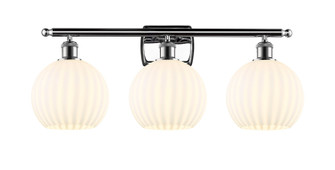 Bathroom Fixtures Three Lights by Innovations ( 405 | 516-3W-PC-G1217-8WV Ballston ) 