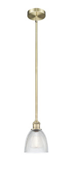 Mini Pendants Glass Down by Innovations ( 405 | 616-1S-AB-G382 Edison ) 