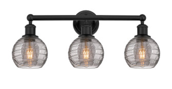 Bathroom Fixtures Three Lights by Innovations ( 405 | 616-3W-BK-G1213-6SM Edison ) 