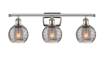 Bathroom Fixtures Three Lights by Innovations ( 405 | 516-3W-PN-G1213-6SM Ballston ) 