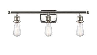 Bathroom Fixtures Three Lights by Innovations ( 405 | 516-3W-PN-LED Ballston ) 