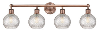 Bathroom Fixtures Four Lights by Innovations ( 405 | 616-4W-AC-G122C-6CL Edison ) 