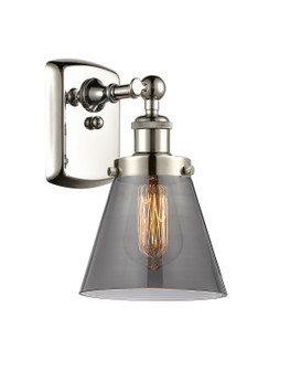 Sconces Single Glass by Innovations ( 405 | 916-1W-PN-G63-LED Ballston Urban ) 