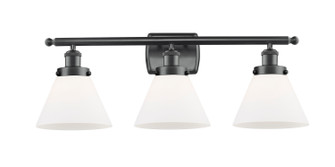 Bathroom Fixtures Three Lights by Innovations ( 405 | 916-3W-BK-G41-LED Ballston Urban ) 
