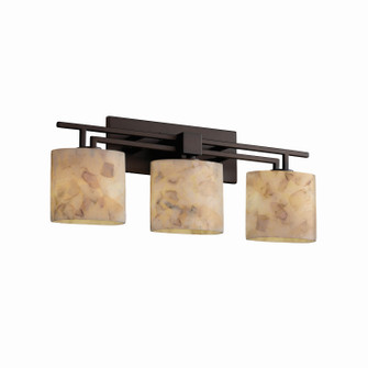 Bathroom Fixtures Three Lights by Justice Designs ( 102 | ALR-8703-30-DBRZ-LED3-2100 Alabaster Rocks ) 