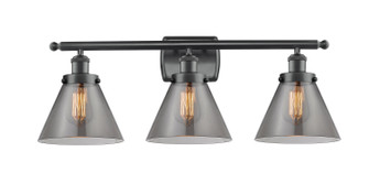Bathroom Fixtures Three Lights by Innovations ( 405 | 916-3W-BK-G43 Ballston Urban ) 