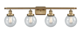 Bathroom Fixtures Four Lights by Innovations ( 405 | 916-4W-BB-G204-6 Ballston Urban ) 