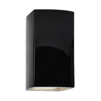 Exterior Wall Mt./Flush by Justice Designs ( 102 | CER-5910W-BLK Ambiance ) 