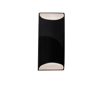 Exterior Wall Mt./Flush by Justice Designs ( 102 | CER-5755W-BKMT Ambiance ) 