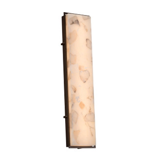 Exterior Wall Mt./Flush by Justice Designs ( 102 | ALR-7566W-DBRZ Alabaster Rocks ) 