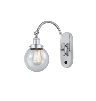 Sconces Single Glass by Innovations ( 405 | 918-1W-PC-G204-6 Franklin Restoration ) 