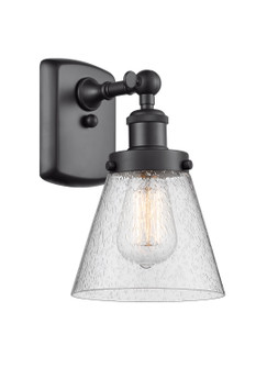 Sconces Single Glass by Innovations ( 405 | 916-1W-BK-G64-LED Ballston Urban ) 
