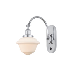 Sconces Single Glass by Innovations ( 405 | 918-1W-PC-G531-LED Franklin Restoration ) 