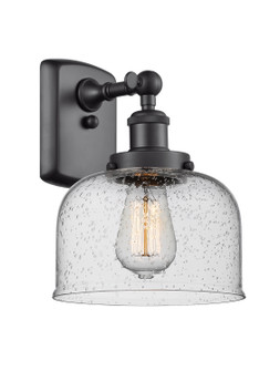 Sconces Single Glass by Innovations ( 405 | 916-1W-BK-G74-LED Ballston Urban ) 