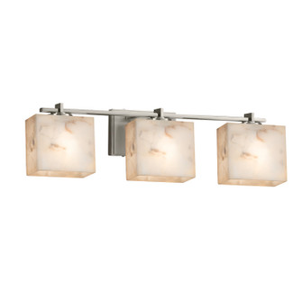 Bathroom Fixtures Three Lights by Justice Designs ( 102 | ALR-8443-55-NCKL Alabaster Rocks ) 