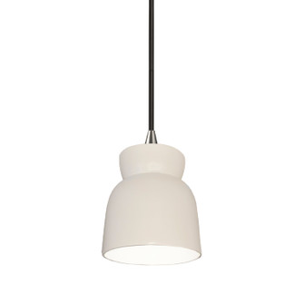 Mini Pendants Glass Down by Justice Designs ( 102 | CER-6515-MAT-NCKL-BKCD Radiance ) 