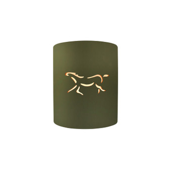 Sconces Pocket by Justice Designs ( 102 | CER-9010-MGRN-HRSE Sun Dagger ) 