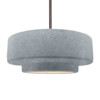 Pendants Drum Shade by Justice Designs ( 102 | CER-6545-CONC-NCKL-RIGID Radiance ) 