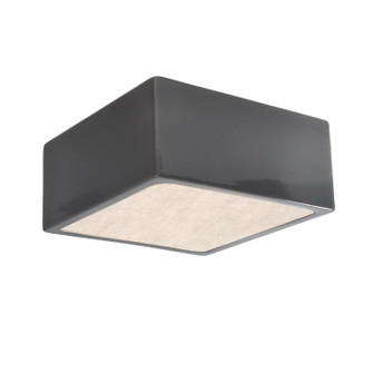 Flush Mounts Drum Shade by Justice Designs ( 102 | CER-6295W-GRY Radiance ) 