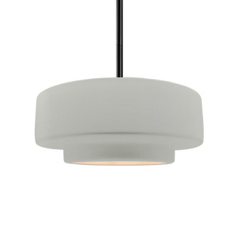 Pendants Drum Shade by Justice Designs ( 102 | CER-6543-MAT-MBLK-RIGID Radiance ) 