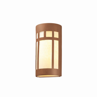 Exterior Wall Mt./Flush by Justice Designs ( 102 | CER-7357W-ADOB Ambiance ) 