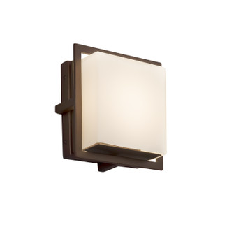 Exterior Wall Mt./Flush by Justice Designs ( 102 | FSN-7561W-OPAL-DBRZ Fusion ) 
