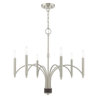 Mid. Chandeliers Candle by Livex Lighting ( 107 | 51336-91 Wisteria ) 