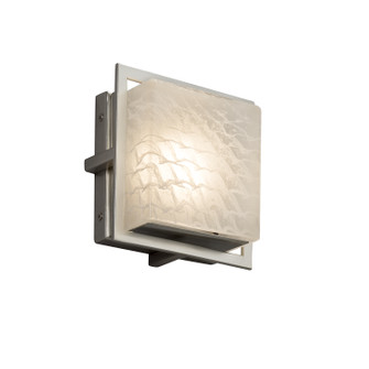 Exterior Wall Mt./Flush by Justice Designs ( 102 | FSN-7561W-WEVE-NCKL Fusion ) 