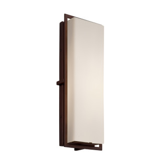 Exterior Wall Mt./Flush by Justice Designs ( 102 | FSN-7564W-OPAL-DBRZ Fusion ) 