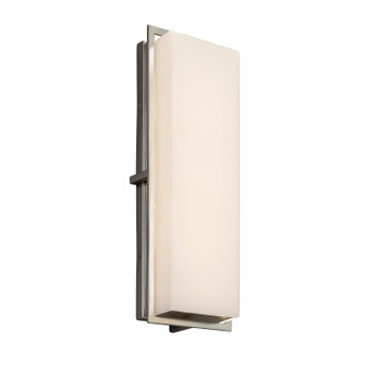 Exterior Wall Mt./Flush by Justice Designs ( 102 | FSN-7564W-OPAL-NCKL Fusion ) 
