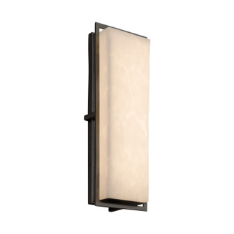Exterior Wall Mt./Flush by Justice Designs ( 102 | CLD-7564W-MBLK Clouds ) 