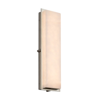 Exterior Wall Mt./Flush by Justice Designs ( 102 | CLD-7565W-NCKL Clouds ) 