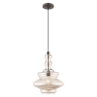 Mini Pendants Cable by Livex Lighting ( 107 | 41224-92 Hand Blown Art Glass Mini Pendants ) 