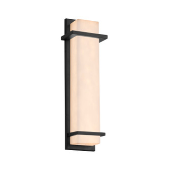 Exterior Wall Mt./Flush by Justice Designs ( 102 | CLD-7614W-MBLK Clouds ) 
