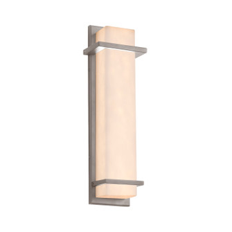 Exterior Wall Mt./Flush by Justice Designs ( 102 | CLD-7614W-NCKL Clouds ) 