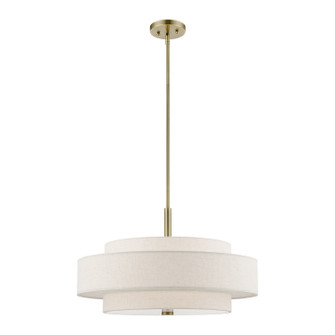 Pendants Drum Shade by Livex Lighting ( 107 | 52138-01 Monroe ) 