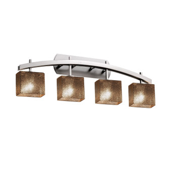 Bathroom Fixtures Four Lights by Justice Designs ( 102 | FSN-8594-55-MROR-NCKL-LED4-2800 Fusion ) 